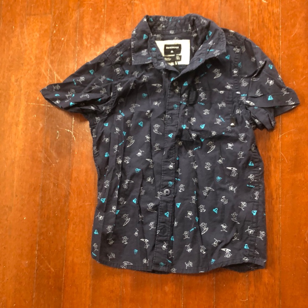Boys Quicksilver Dress Shirt -hardly worn